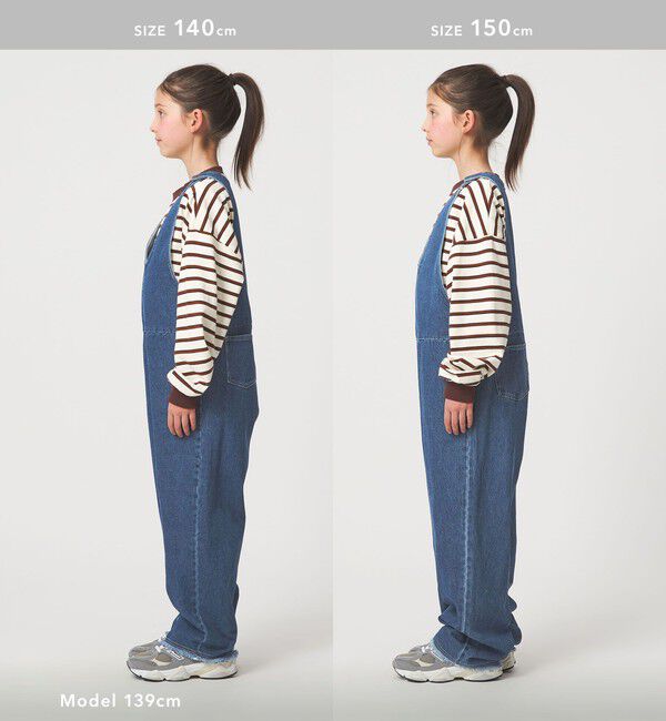 UNITED ARROWS green label relaxing「デニム サロペット / キッズ  100cm-160cm 」|ワンピース|
