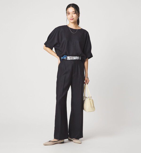 UNITED ARROWS green label relaxing「リネンライク ブラウス マシンウォッシャブル ストレッチ UVカット」|シャツ・ブラウス|