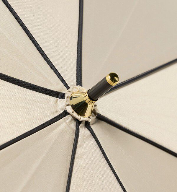 UNITED ARROWS green label relaxing「【別注】＜because＞パイピング アンブレラ 長傘 晴雨兼用 レイン UVカット」|傘|
