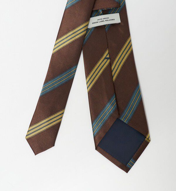UNITED ARROWS green label relaxing「GLR シルク2 8.0cm ストライプ3 ネクタイ」|ネクタイ・蝶ネクタイ|