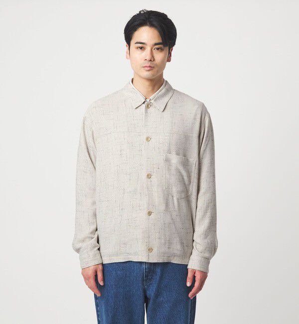 UNITED ARROWS green label relaxing「シアー プリペラ シャツ ブルゾン」|シャツ・ブラウス|