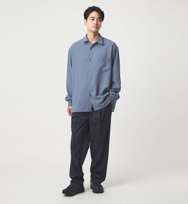 UNITED ARROWS green label relaxing「ワッシャー ポプリン ボックス シャツ」|シャツ・ブラウス|