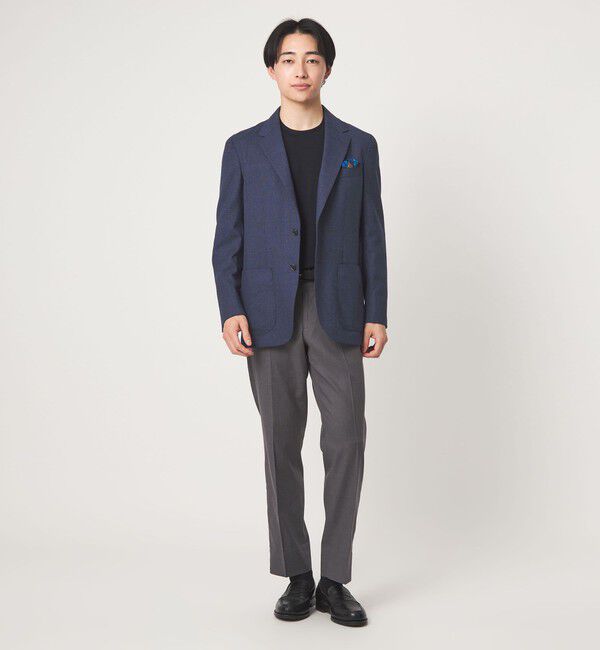 UNITED ARROWS green label relaxing「REDA MESH 無地 2B RG ジャケット」|テーラードジャケット|
