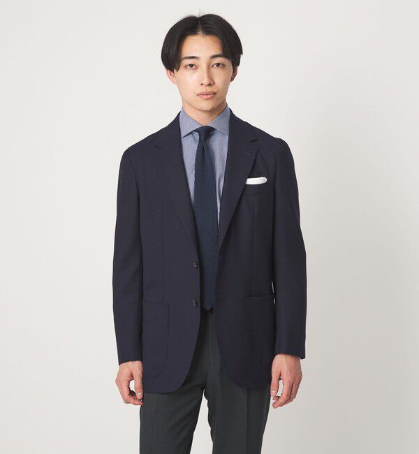 UNITED ARROWS green label relaxing「REDA MESH 無地 2B RG ジャケット」|テーラードジャケット|