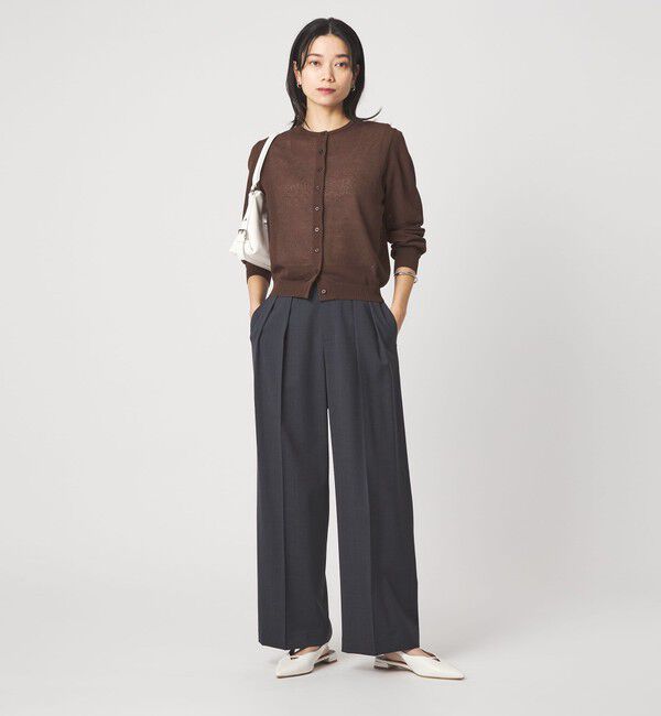 UNITED ARROWS green label relaxing「ハニカム クロップド ニット カーディガン」|カーディガン|