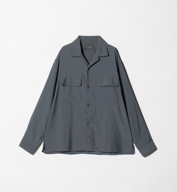 UNITED ARROWS green label relaxing「ナイロン ツイル オープンカラー シャツ ブルゾン -撥水-」|シャツ・ブラウス|