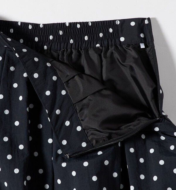 UNITED ARROWS green label relaxing「タック フレア スカート 2 ドット」|フレア|