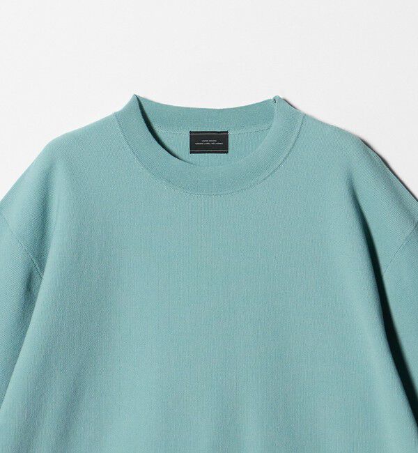 UNITED ARROWS green label relaxing「コットンナイロン リンクス クルーネック ショートスリーブ ニット -ウォッシャブル-」|ニット・セーター|