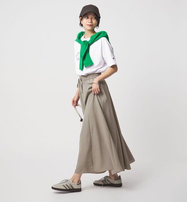 UNITED ARROWS green label relaxing「【結論シリーズ】ドライクロス フレアスカート［size SHORT/TALLあり］」|フレア|