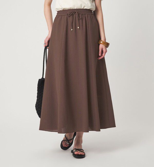 UNITED ARROWS green label relaxing「【結論シリーズ】ドライクロス フレアスカート［size SHORT/TALLあり］」|フレア|