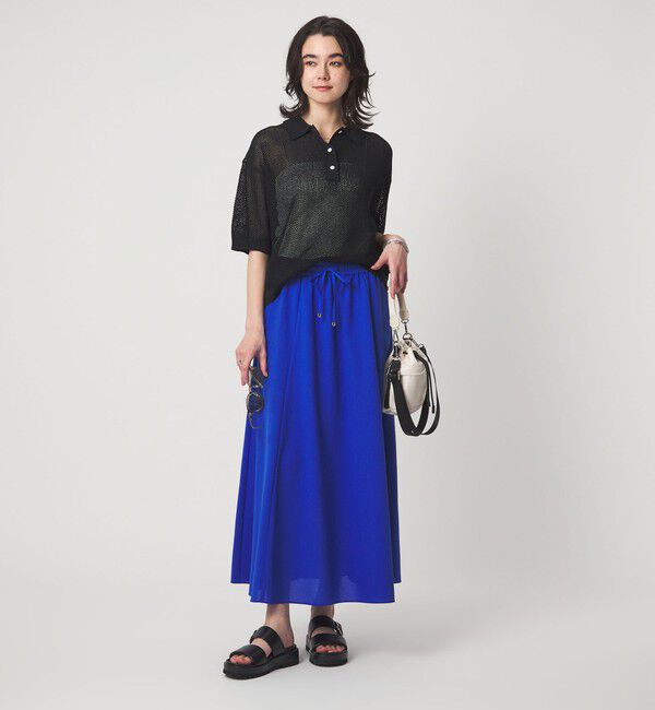 UNITED ARROWS green label relaxing「【結論シリーズ】ドライクロス フレアスカート［size SHORT/TALLあり］」|フレア|