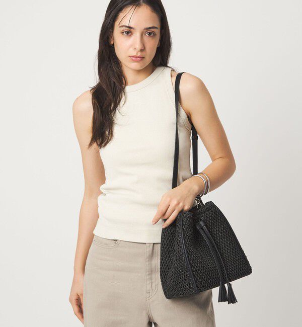 UNITED ARROWS green label relaxing「2WAY シートドロスト バッグ / ショルダーバッグ」|かごバッグ|