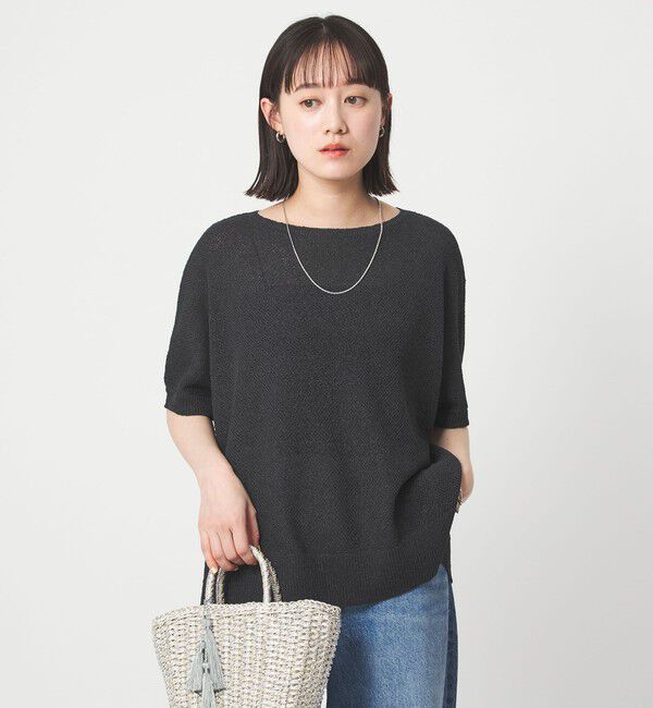 UNITED ARROWS green label relaxing「ペーパー ヤーン プルオーバー」|ニット・セーター|