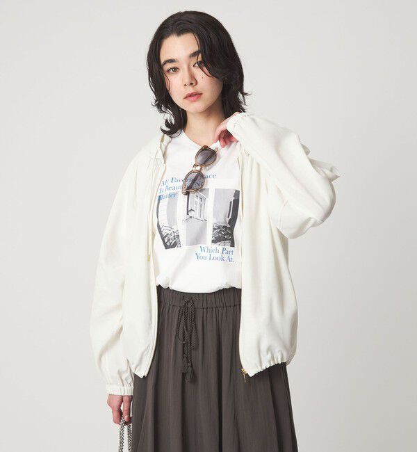 UNITED ARROWS green label relaxing「シアー フーディ ブルゾン マシンウォッシャブル UVカット 通気性」|ブルゾン・スタジャン|