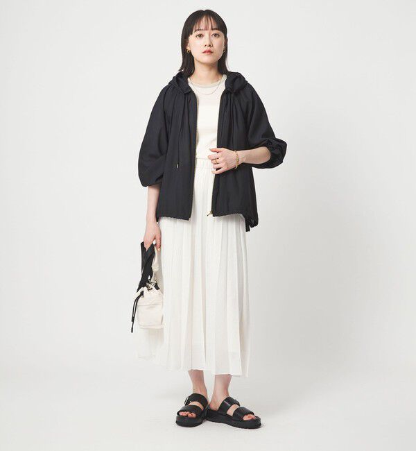 UNITED ARROWS green label relaxing「シアー フーディ ブルゾン マシンウォッシャブル UVカット 通気性」|ブルゾン・スタジャン|