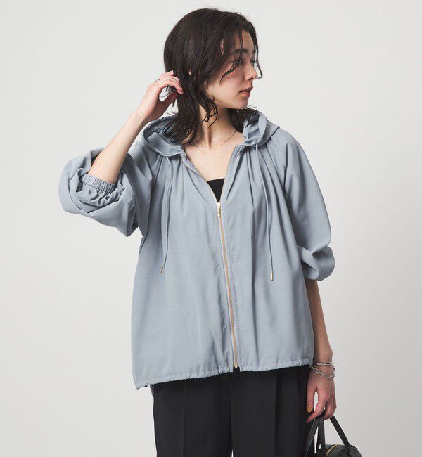 UNITED ARROWS green label relaxing「シアー フーディ ブルゾン マシンウォッシャブル UVカット 通気性」|ブルゾン・スタジャン|