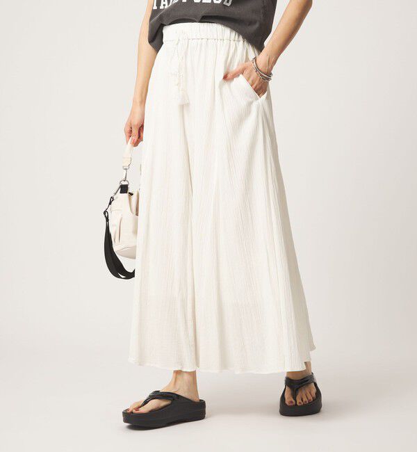 UNITED ARROWS green label relaxing「ボイル パネル フレア スカート」|フレア|