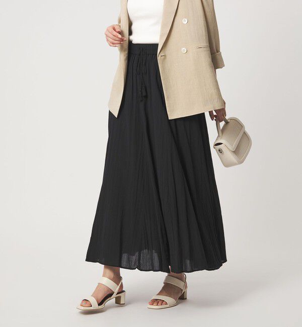 UNITED ARROWS green label relaxing「ボイル パネル フレア スカート」|フレア|