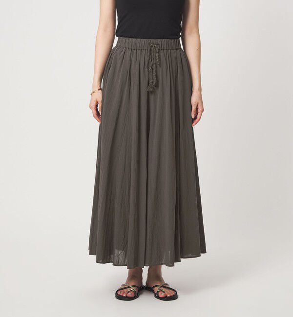 UNITED ARROWS green label relaxing「ボイル パネル フレア スカート」|フレア|