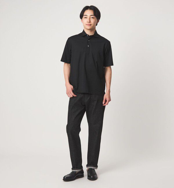 UNITED ARROWS green label relaxing「DUADRY clean バーズアイ カッタウェイ ビズポロ ポロシャツ -吸水速乾・抗菌-」|ポロシャツ|