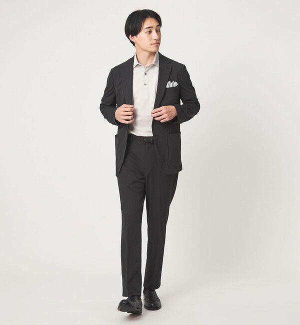 UNITED ARROWS green label relaxing「DUADRY clean バーズアイ カッタウェイ ビズポロ ポロシャツ -吸水速乾・抗菌-」|ポロシャツ|