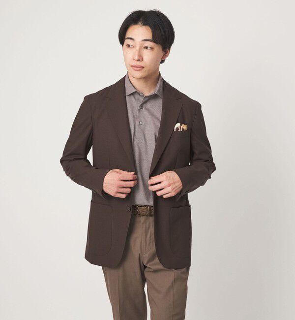 UNITED ARROWS green label relaxing「DUADRY clean バーズアイ カッタウェイ ビズポロ ポロシャツ -吸水速乾・抗菌-」|ポロシャツ|