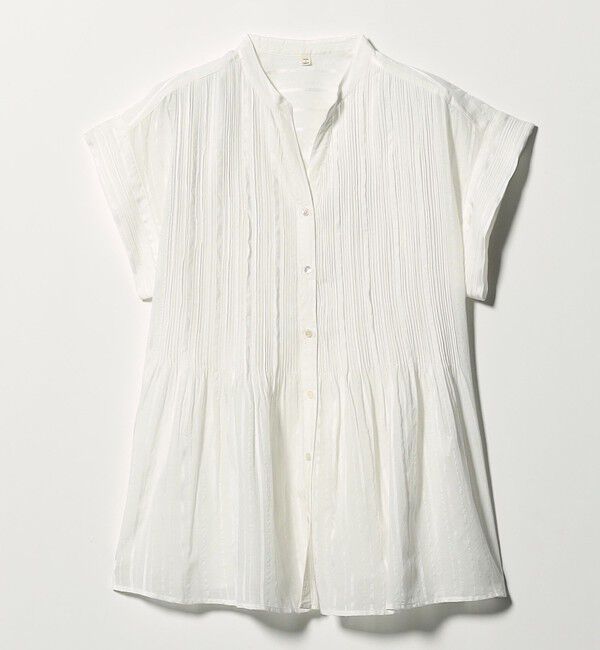 UNITED ARROWS green label relaxing「ピンタック シャツ」|シャツ・ブラウス|WHITE