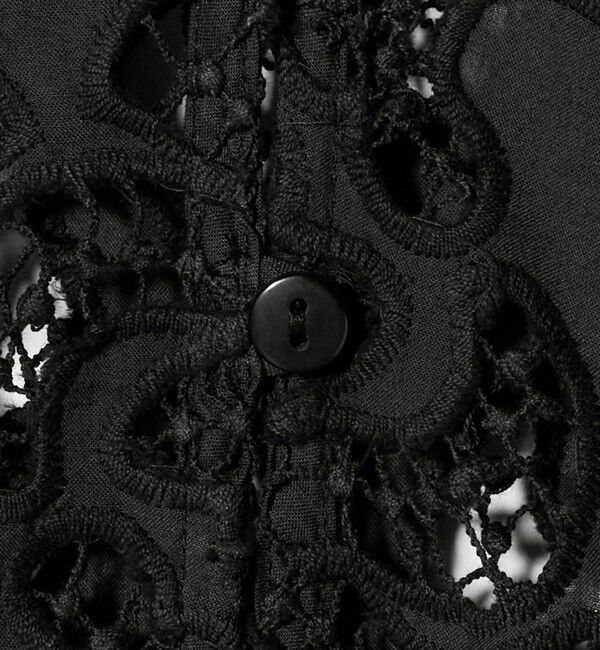 UNITED ARROWS green label relaxing「カットワークレース ブラウス」|シャツ・ブラウス|