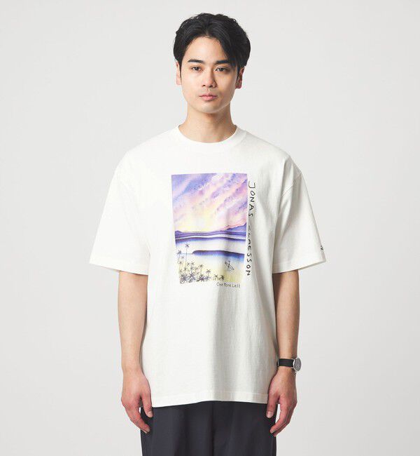UNITED ARROWS green label relaxing「【別注】＜Jonas Claesson＞SEA アート 半袖 Tシャツ」|Tシャツ・カットソー|