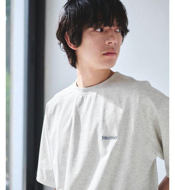 UNITED ARROWS green label relaxing「【別注】＜Marmot＞ドローイング 半袖 Tシャツ カットソー -吸水・速乾・UVカット-」|Tシャツ・カットソー|