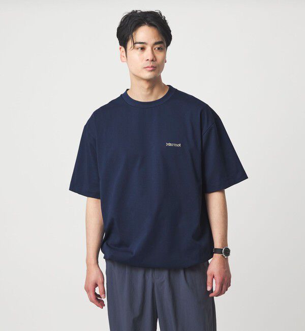 UNITED ARROWS green label relaxing「【別注】＜Marmot＞ドローイング 半袖 Tシャツ カットソー -吸水・速乾・UVカット-」|Tシャツ・カットソー|