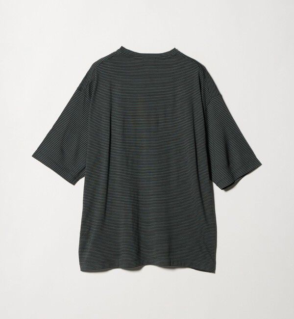 UNITED ARROWS green label relaxing「FINE BASIC ボーダー Super100&rsquo;s ウール 半袖 Tシャツ」|Tシャツ・カットソー|