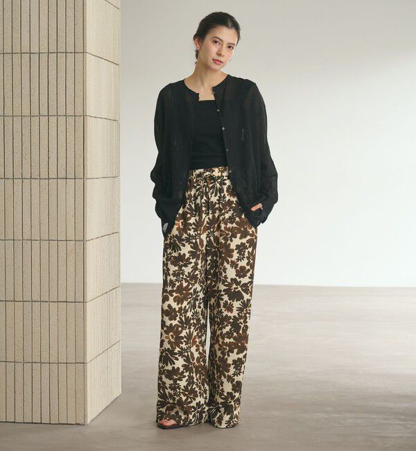 BEAUTY&YOUTH UNITED ARROWS「クレープ クルーネックカーディガン」|カーディガン|