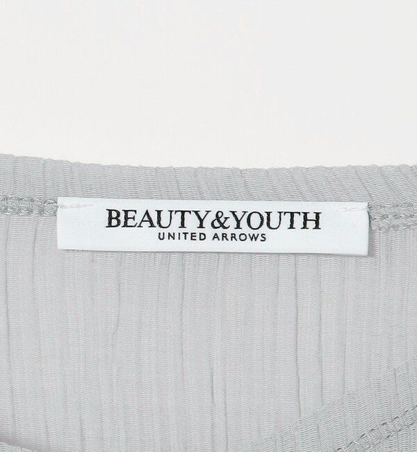 BEAUTY&YOUTH UNITED ARROWS「クレープ クルーネックカーディガン」|カーディガン|