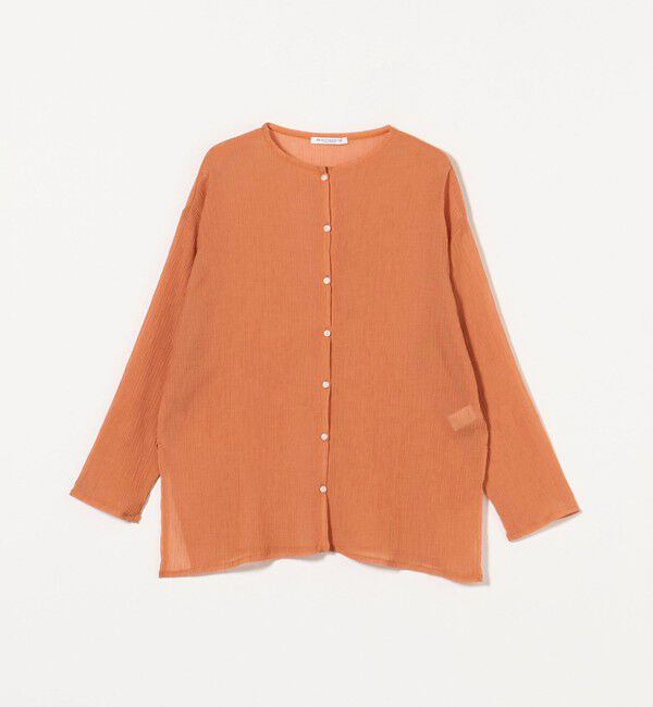 BEAUTY&YOUTH UNITED ARROWS「クレープ クルーネックカーディガン」|カーディガン|