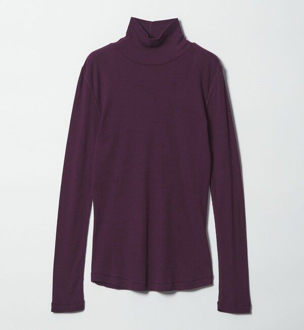 STEVEN ALAN「＜Steven Alan＞コットン シルク リブ タートルネック プルオーバー」|Tシャツ・カットソー|