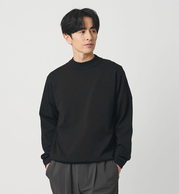 BEAUTY&YOUTH UNITED ARROWS「デオドラント ジャケット ネック ロングスリーブ ニット 抗菌防臭 ウォッシャブル」|ニット・セーター|