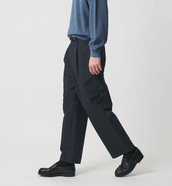 BEAUTY&YOUTH UNITED ARROWS「フィブリル コットン スラックス NO.9」|スラックス|NAVY