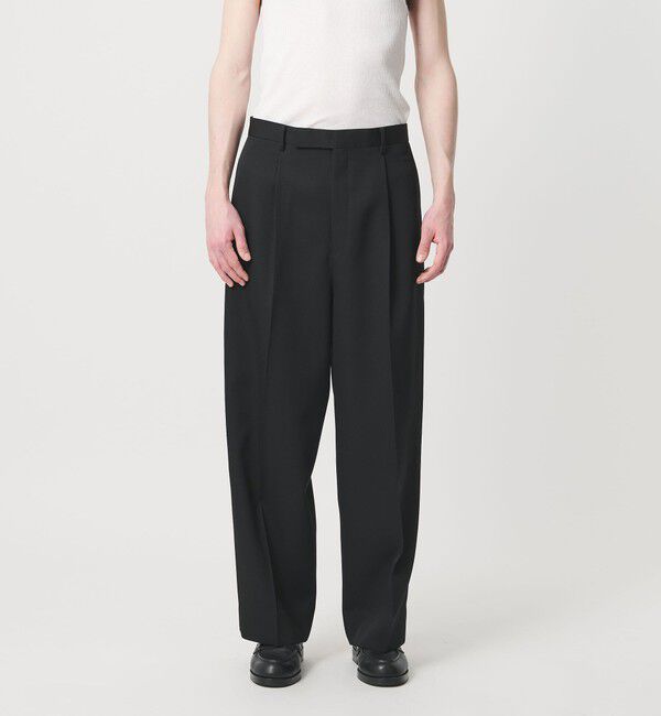 BEAUTY&YOUTH UNITED ARROWS「HI‐LINE ウーステッド ハイウエスト スラックス 26SS」|チノ|