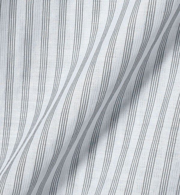 BEAUTY&YOUTH UNITED ARROWS「ストライプ ラッフル スキッパーブラウス ウォッシャブル」|シャツ・ブラウス|