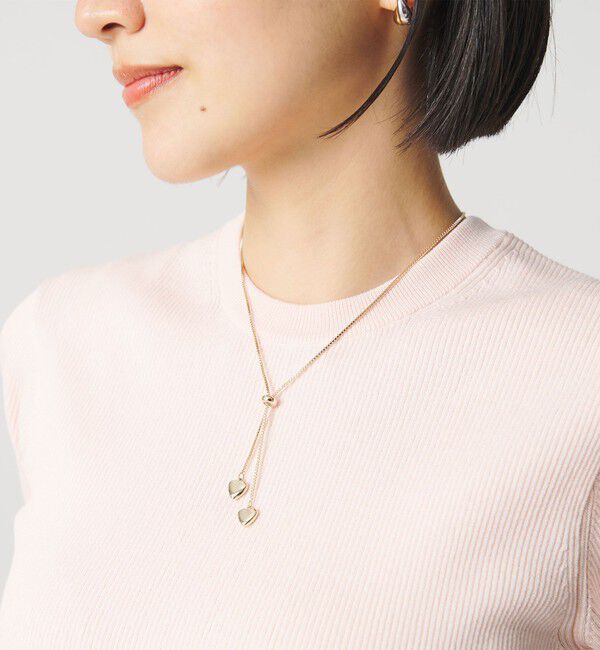 BEAUTY&YOUTH UNITED ARROWS「メタルハート エンドパーツ ネックレス」|ネックレス|