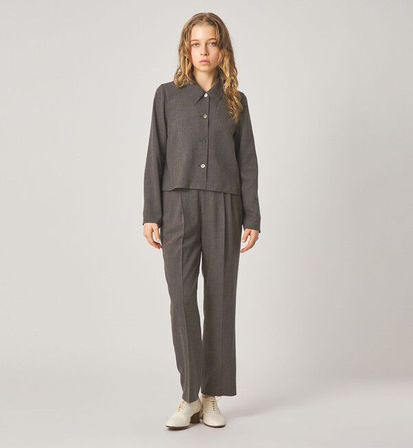 STEVEN ALAN「＜Steven Alan＞ロングスリーブ シャツジャケット」|その他|DK.GRAY