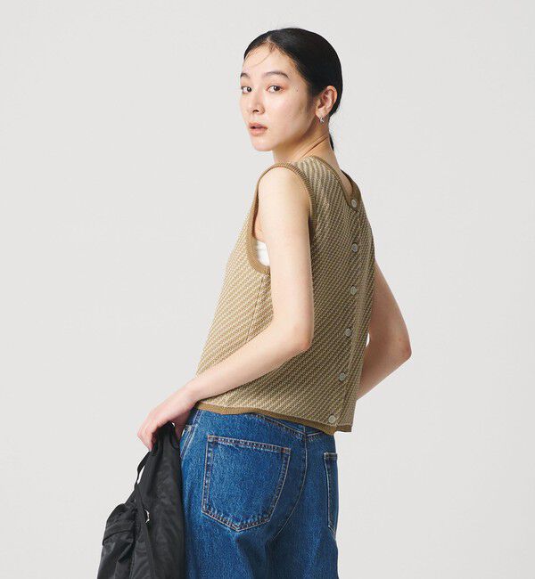 BEAUTY&YOUTH UNITED ARROWS「コットンポリエステル ジャガード 2WAYニットベスト  ウォッシャブル」|ベスト・ジレ|その他2