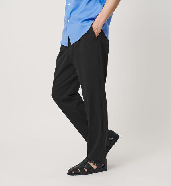BEAUTY&YOUTH UNITED ARROWS「アルガン トロ 1プリーツ テーパード スラックス NO.7 ストレッチ」|チノ|