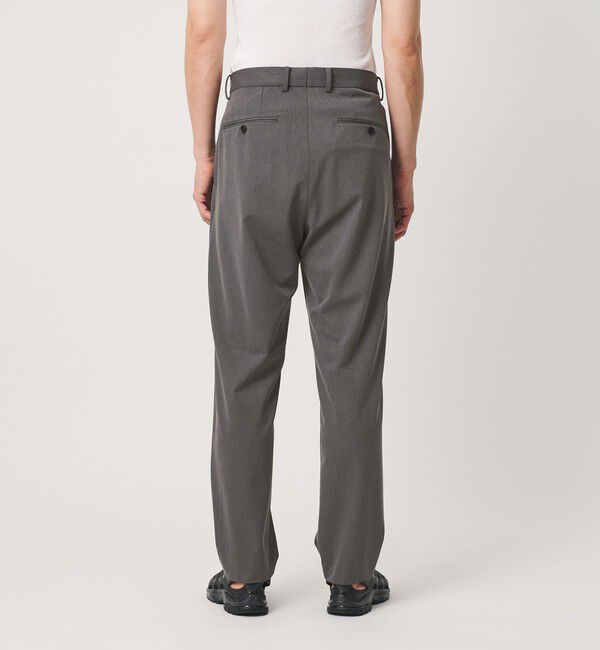 BEAUTY&YOUTH UNITED ARROWS「アルガン トロ 1プリーツ テーパード スラックス NO.7 ストレッチ」|チノ|