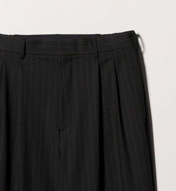 BEAUTY&YOUTH UNITED ARROWS「ピンストライプ バギー スラックス NO.9 ストレッチ」|チノ|