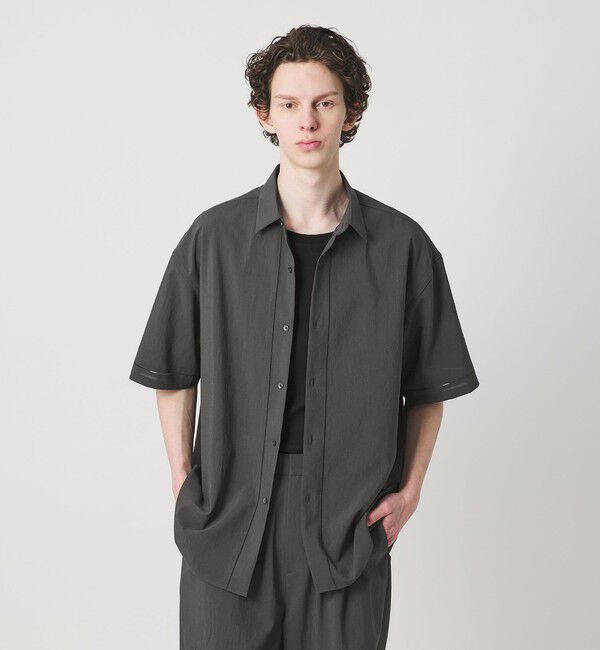 MONKEY TIME「RENU TROシリーズ ステッチ シャツ -セットアップ対応-」|シャツ・ブラウス|