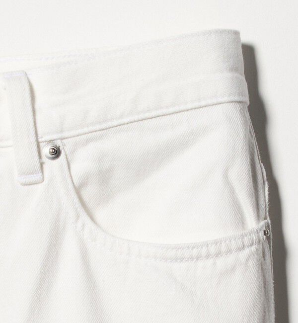 BEAUTY&YOUTH UNITED ARROWS「テーパード ホワイト デニム 5ポケット パンツ NO.9」|チノ|