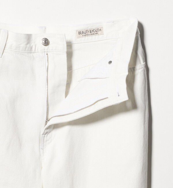 BEAUTY&YOUTH UNITED ARROWS「テーパード ホワイト デニム 5ポケット パンツ NO.9」|チノ|