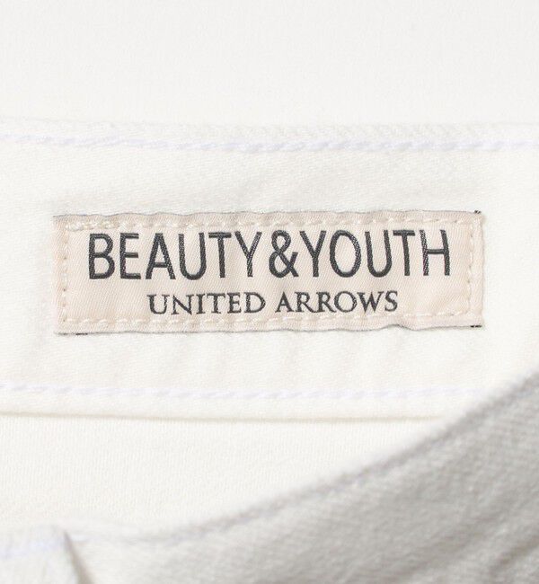 BEAUTY&YOUTH UNITED ARROWS「テーパード ホワイト デニム 5ポケット パンツ NO.9」|チノ|